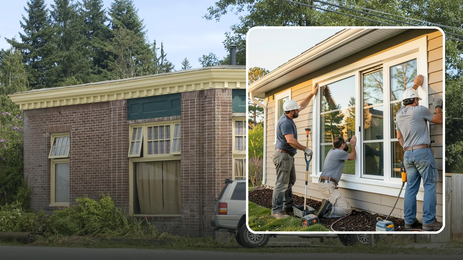 Window Replacement in Hamilton, Skagit County, WA - Swapping out aged, failing windows throughout your home for modern, weather-tight units suited to Puget Sound's damp climate.