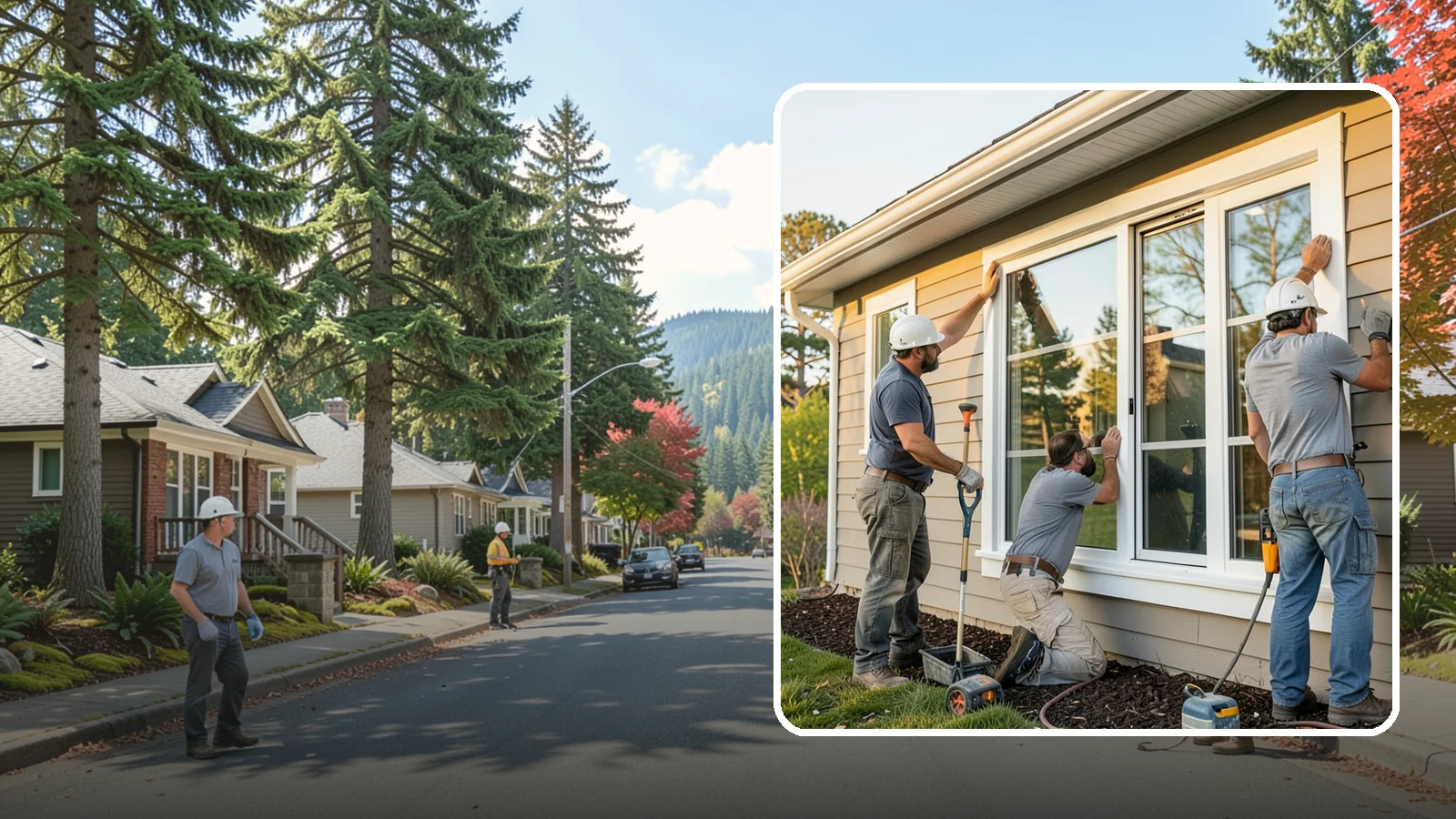 Window Replacement in Hunts Point, King County, WA - Swapping out aged, failing windows throughout your home for modern, weather-tight units suited to Puget Sound's damp climate.
