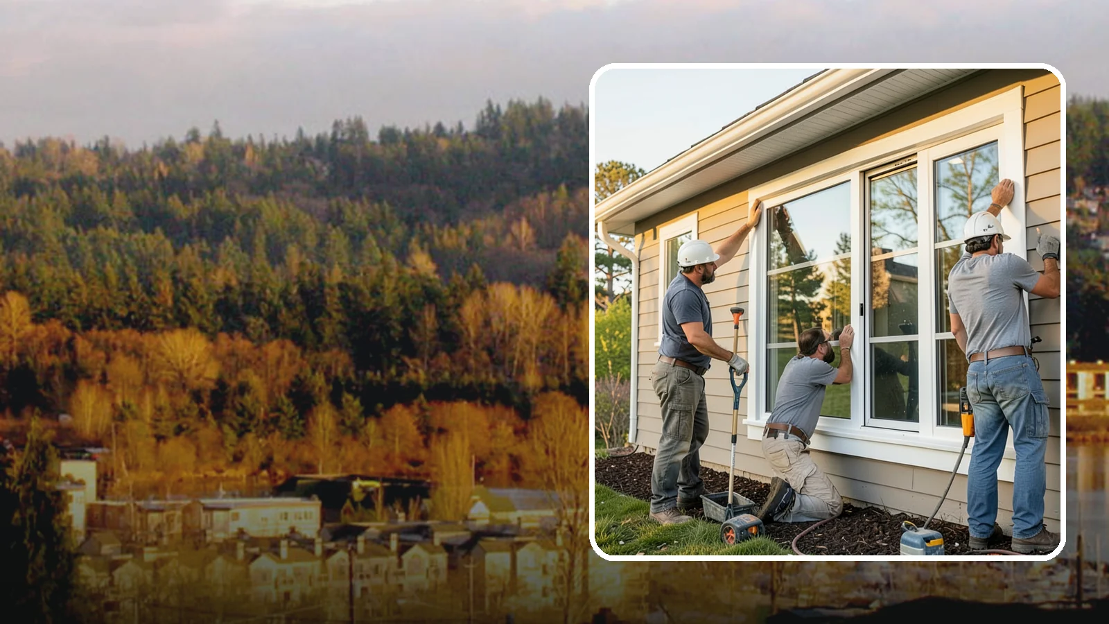 Window Replacement in Kenmore, King County, WA - Swapping out aged, failing windows throughout your home for modern, weather-tight units suited to Puget Sound's damp climate.
