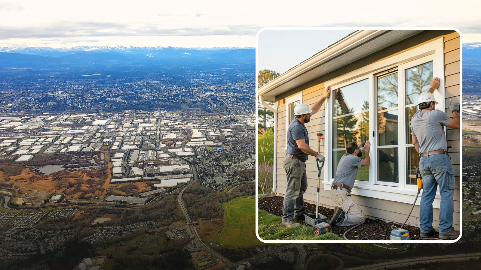 Window Replacement in Kent, King County, WA - Swapping out aged, failing windows throughout your home for modern, weather-tight units suited to Puget Sound's damp climate.