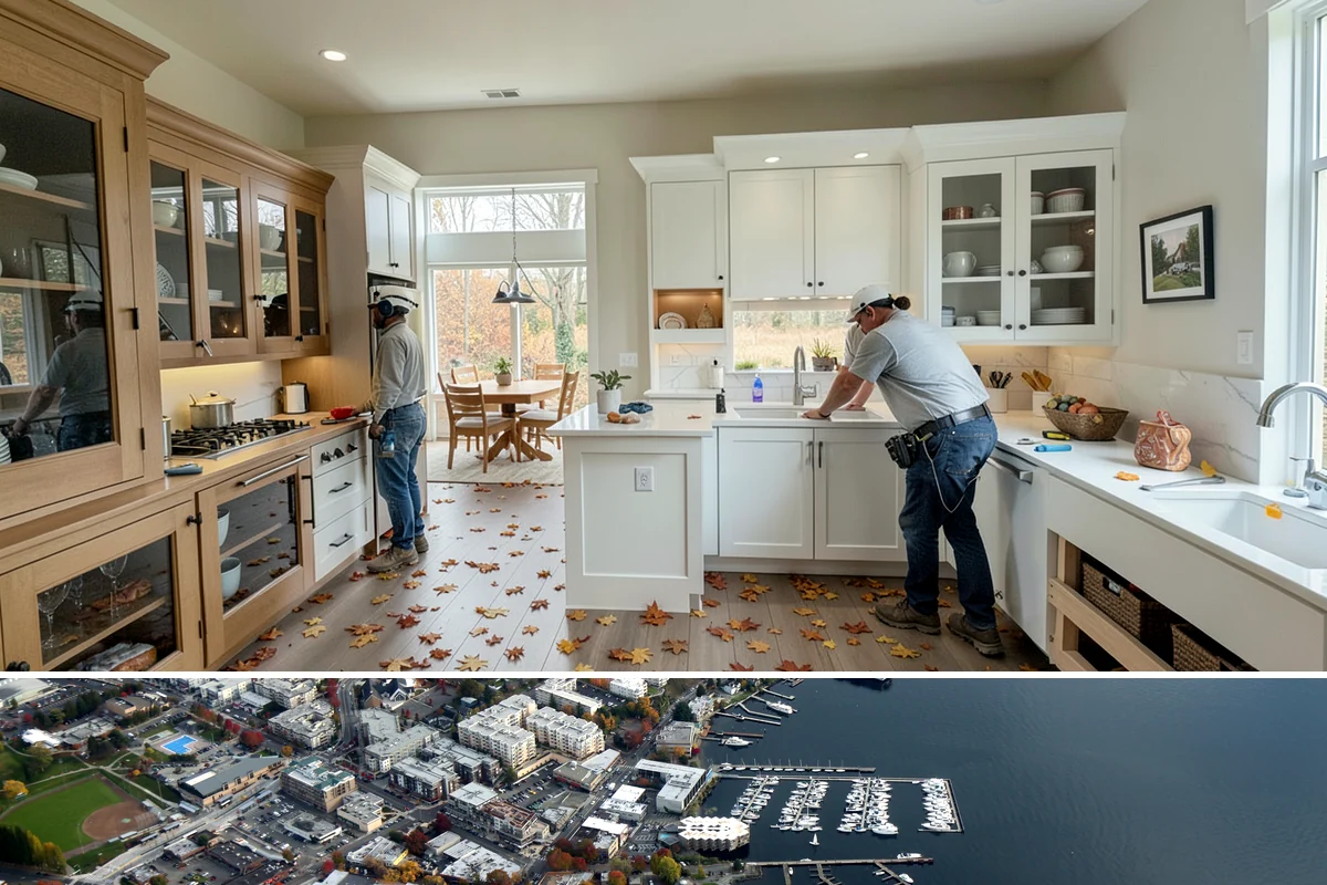 Window Replacement in Kirkland, King County, WA - Drier late-spring through early-fall stretches give the cleanest install conditions, though we seal openings promptly to work...
