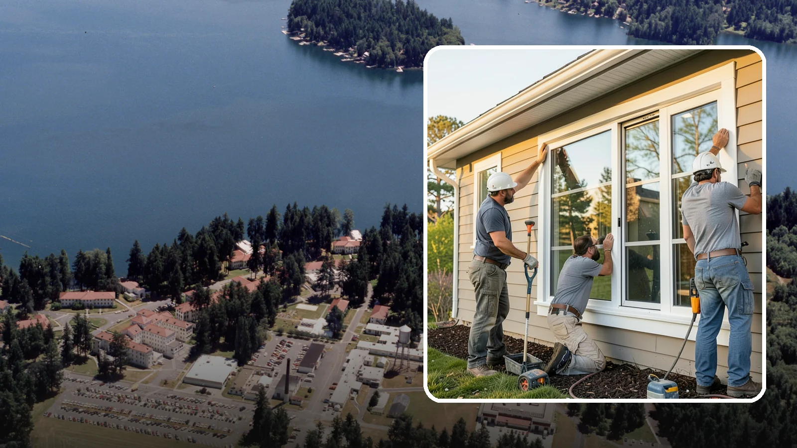 Window Replacement in Lakewood, Pierce County, WA - Swapping out aged, failing windows throughout your home for modern, weather-tight units suited to Puget Sound's damp climate.