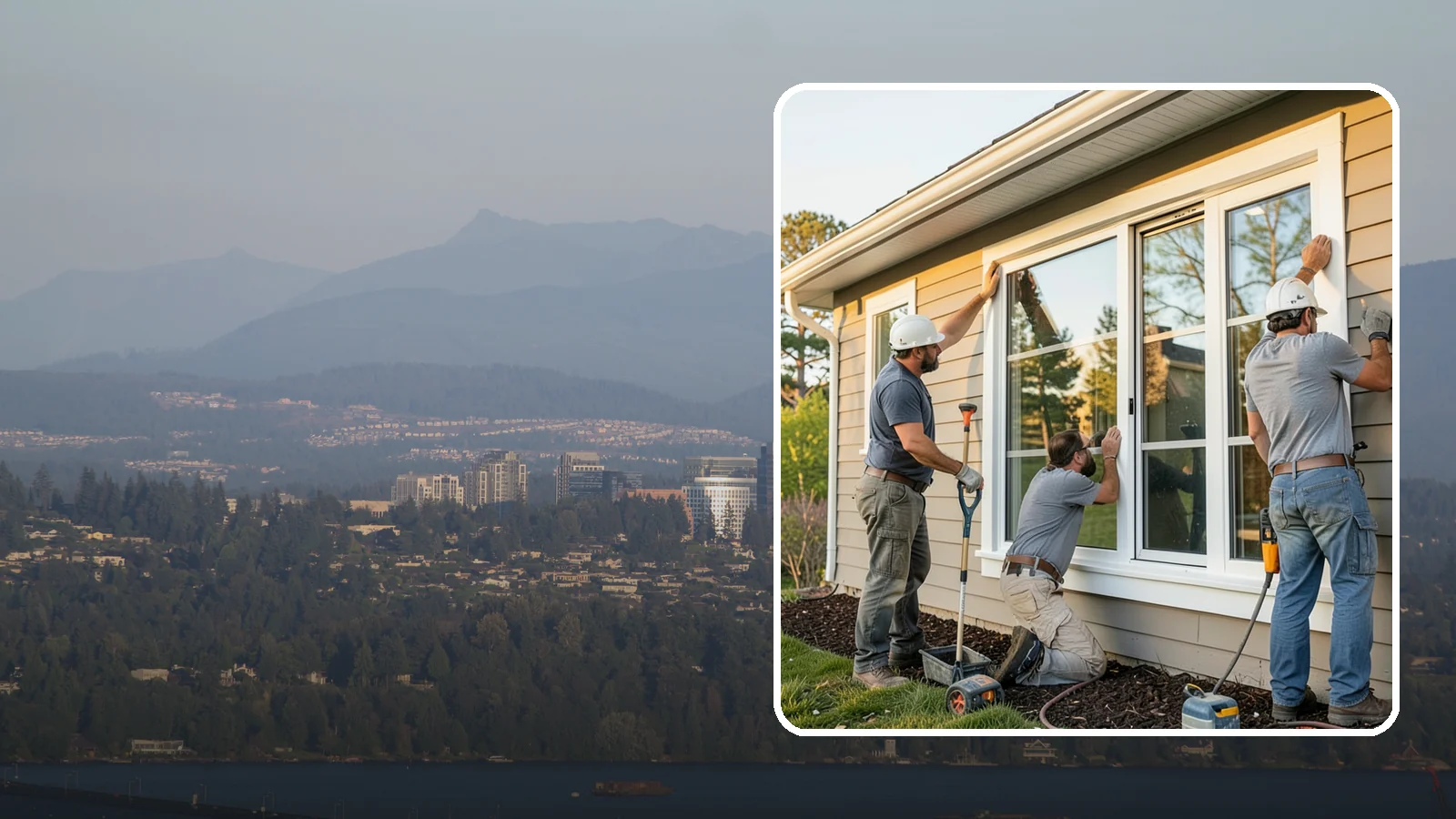 Window Replacement in Medina, King County, WA - Swapping out aged, failing windows throughout your home for modern, weather-tight units suited to Puget Sound's damp climate.