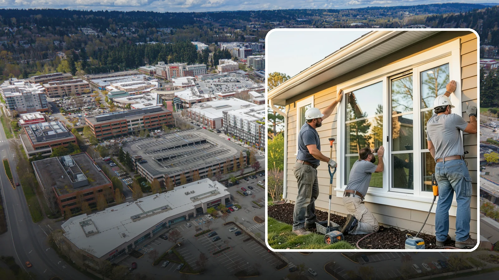 Window Replacement in Redmond, King County, WA - Swapping out aged, failing windows throughout your home for modern, weather-tight units suited to Puget Sound's damp climate.
