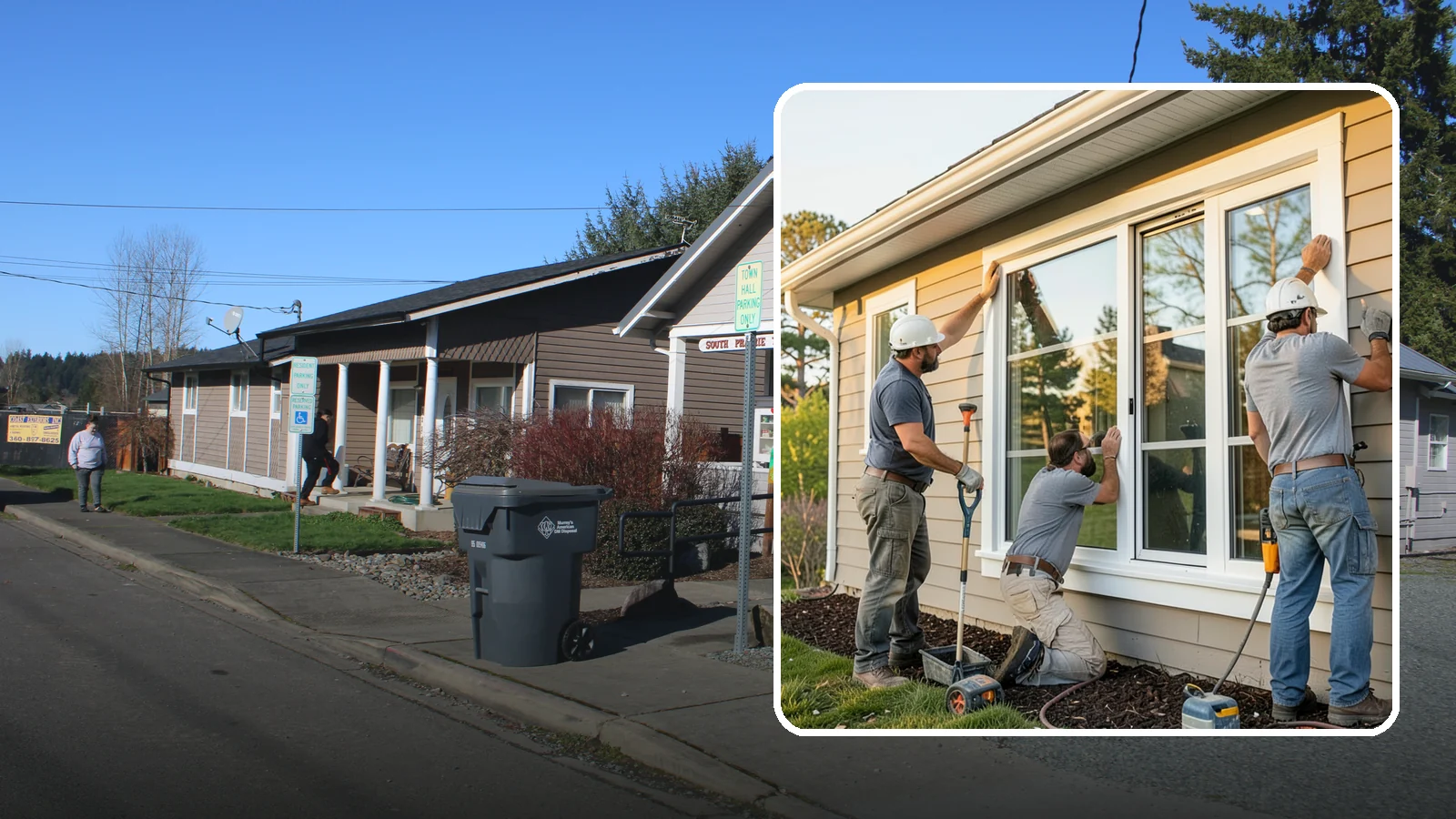 Window Replacement in South Prairie, Pierce County, WA - Swapping out aged, failing windows throughout your home for modern, weather-tight units suited to Puget Sound's damp climate.