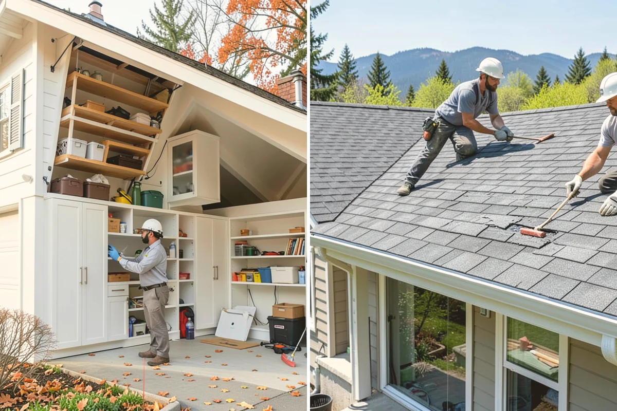 Window Seat Construction in Bothell, King County, WA - Measure the window recess and plan seat height and storage