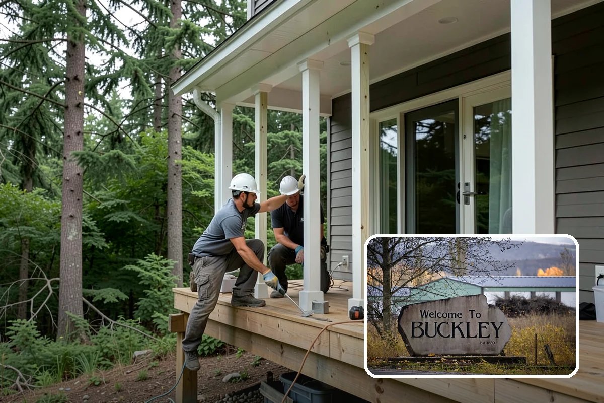 Window Seat Construction in Buckley, Pierce County, WA - A cozy reading and relaxation spot