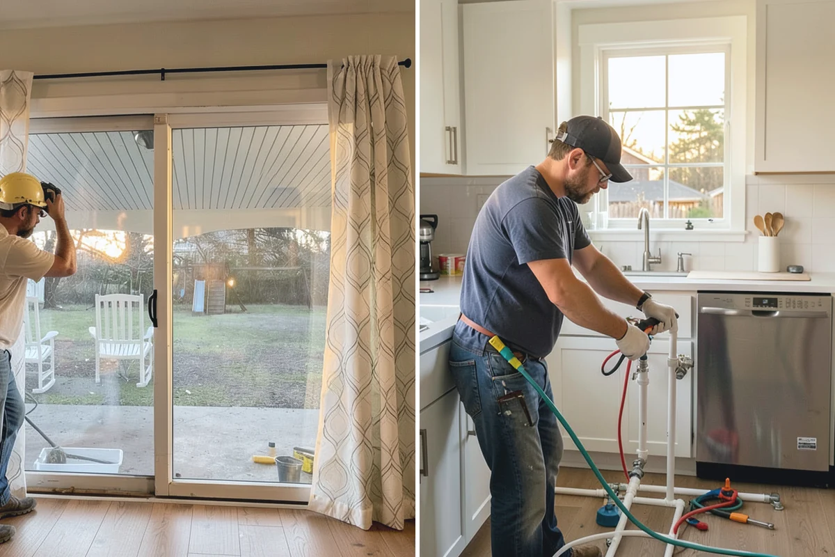 Window Seat Construction in Buckley, Pierce County, WA - Measure the window recess and plan seat height and storage