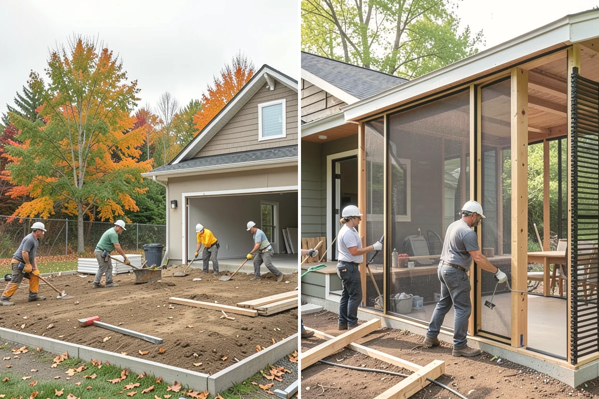 Window Seat Construction in Burien, King County, WA - Measure the window recess and plan seat height and storage