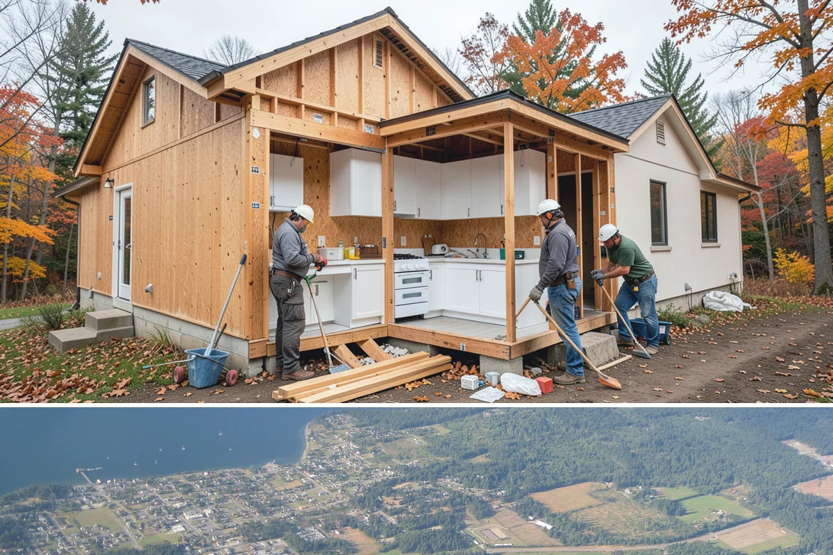 Window Seat Construction in Coupeville, Island County, WA - Window seat construction is an interior project available throughout the year.
