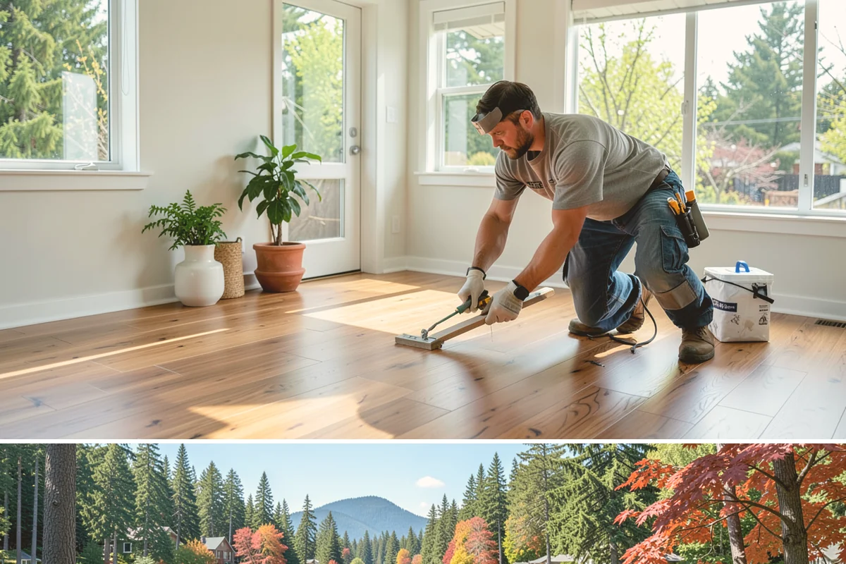 Window Seat Construction in Covington, King County, WA - Window seat construction is an interior project available throughout the year.