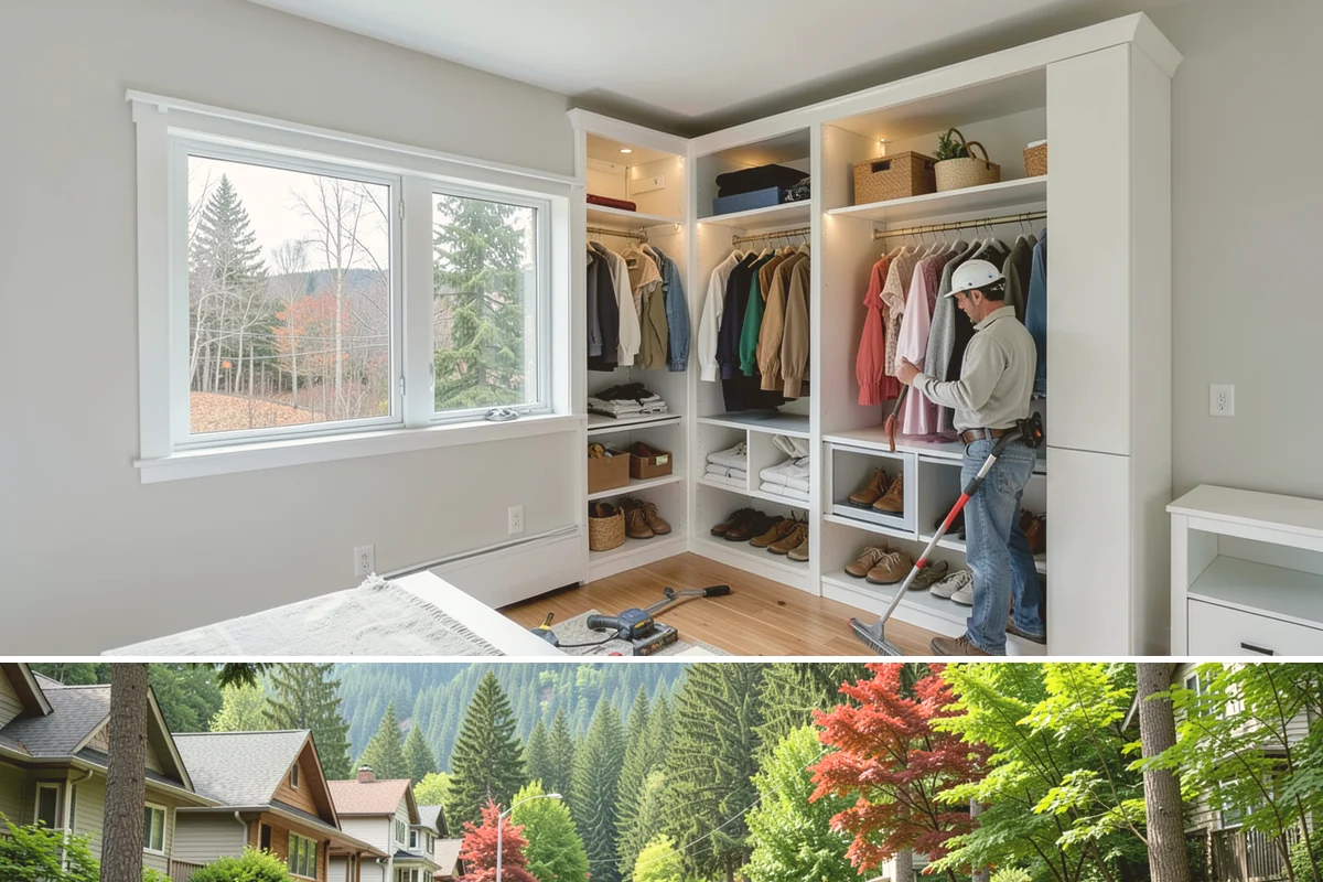 Window Seat Construction in Darrington, Snohomish County, WA - Window seat construction is an interior project available throughout the year.