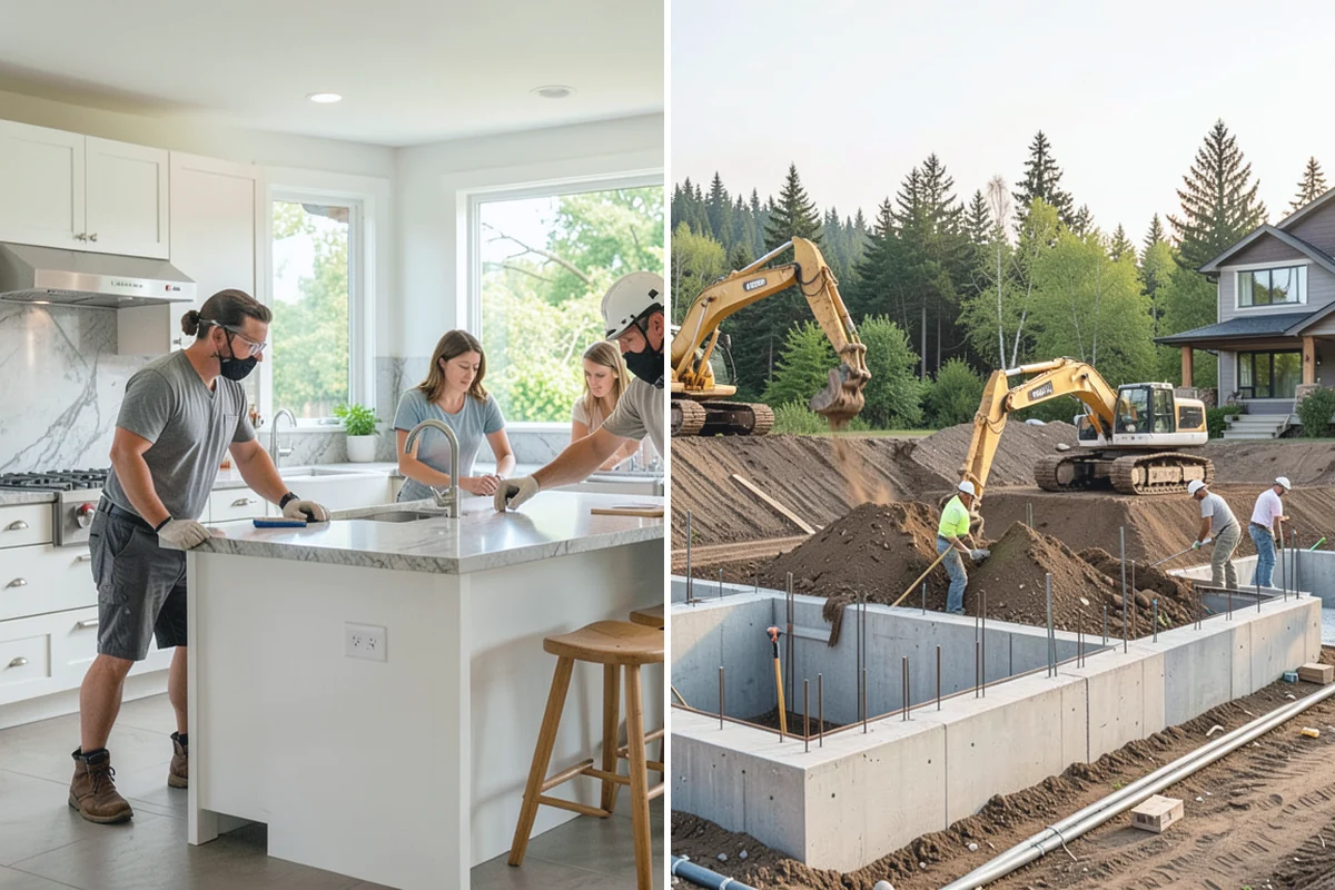 Window Seat Construction in Hamilton, Skagit County, WA - Measure the window recess and plan seat height and storage