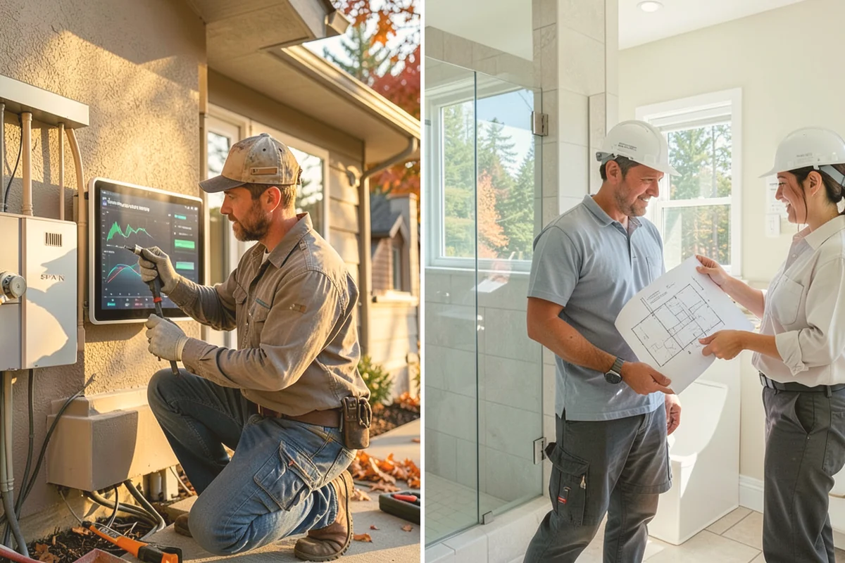 Window Seat Construction in Index, Snohomish County, WA - Measure the window recess and plan seat height and storage