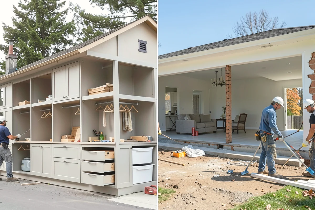Window Seat Construction in Issaquah, King County, WA - Measure the window recess and plan seat height and storage
