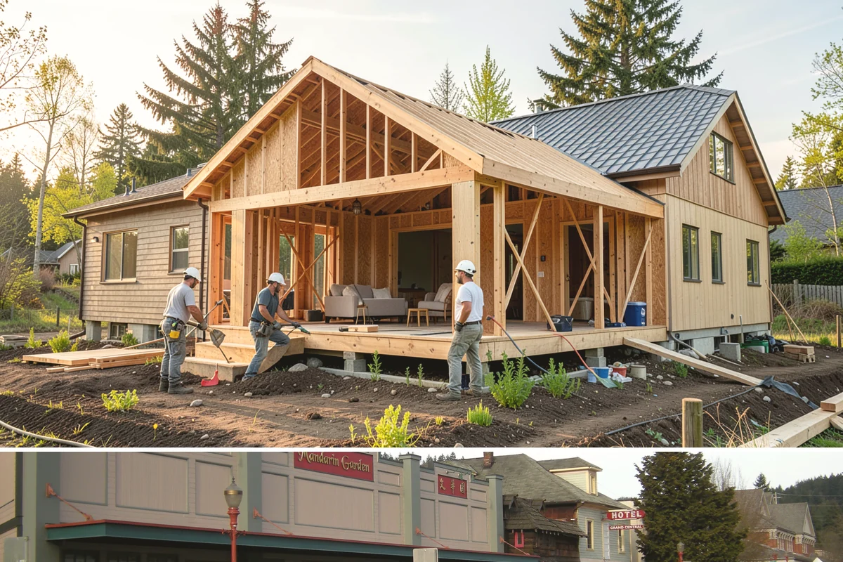 Window Seat Construction in Issaquah, King County, WA - Window seat construction is an interior project available throughout the year.