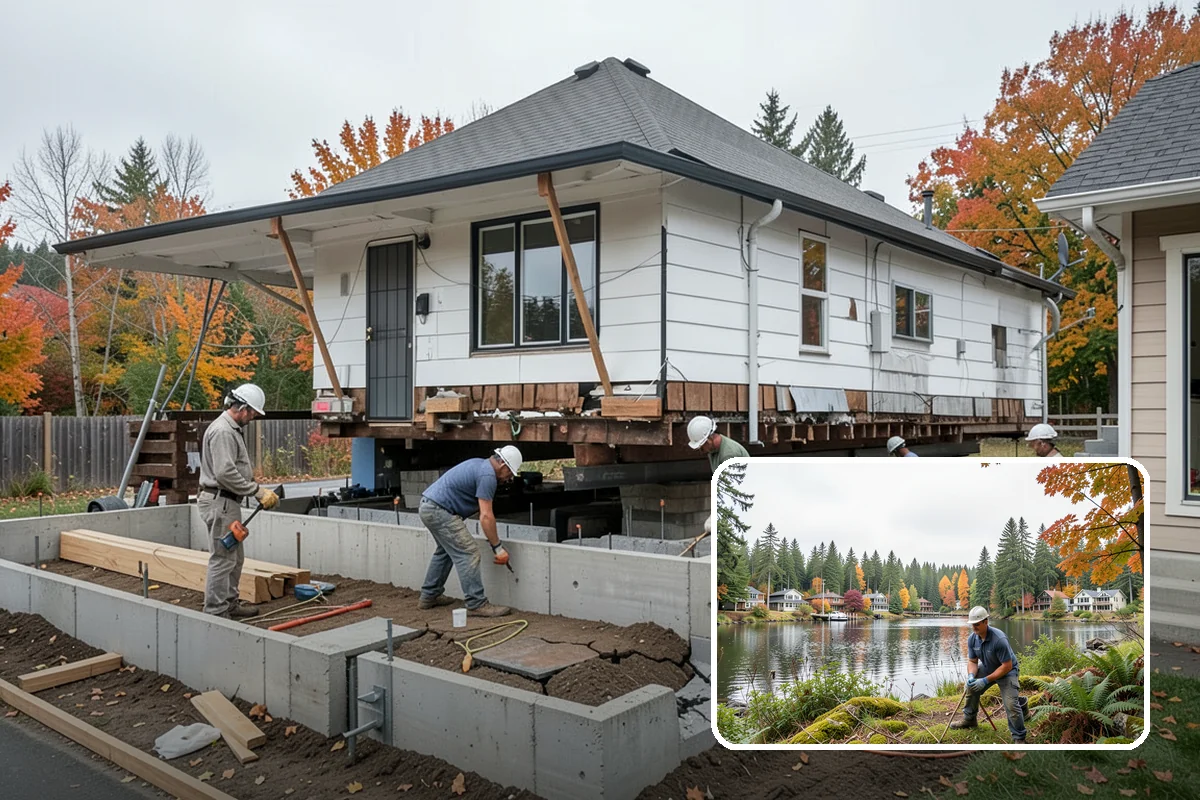 Window Seat Construction in La Conner, Skagit County, WA - A cozy reading and relaxation spot