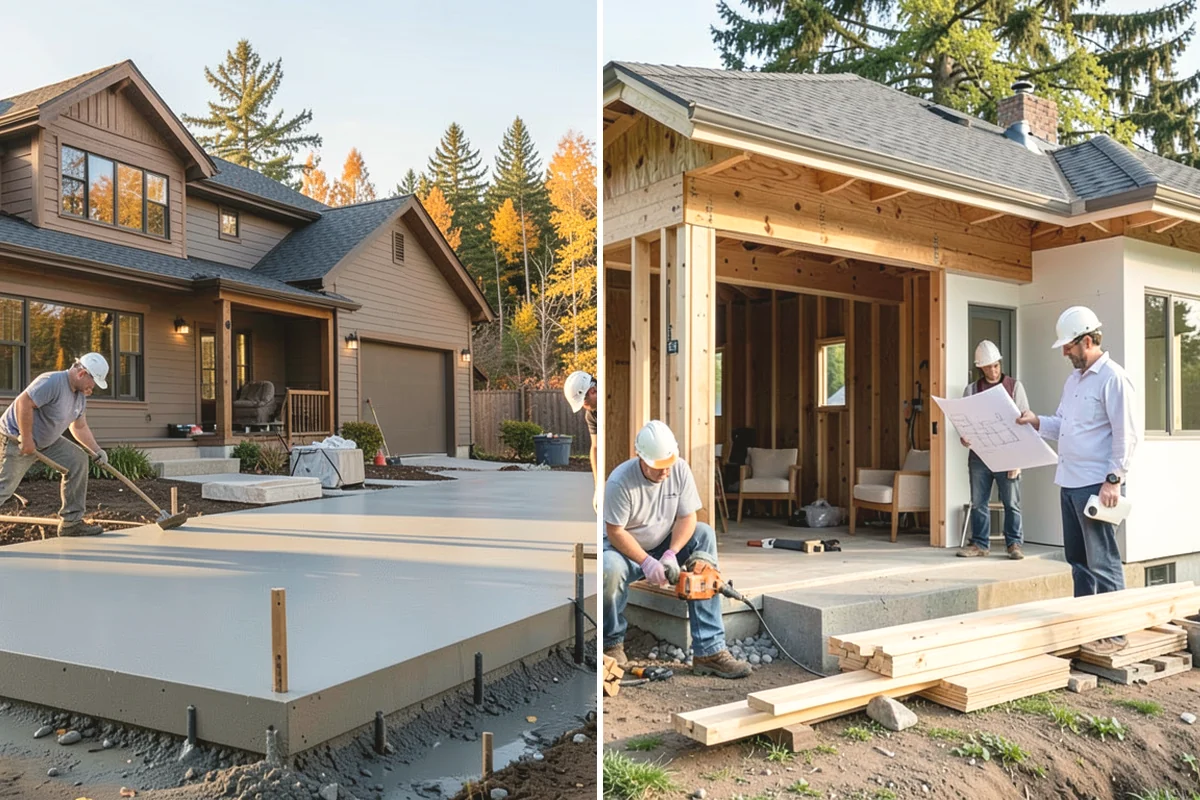 Window Seat Construction in Lake Stevens, Snohomish County, WA - Measure the window recess and plan seat height and storage