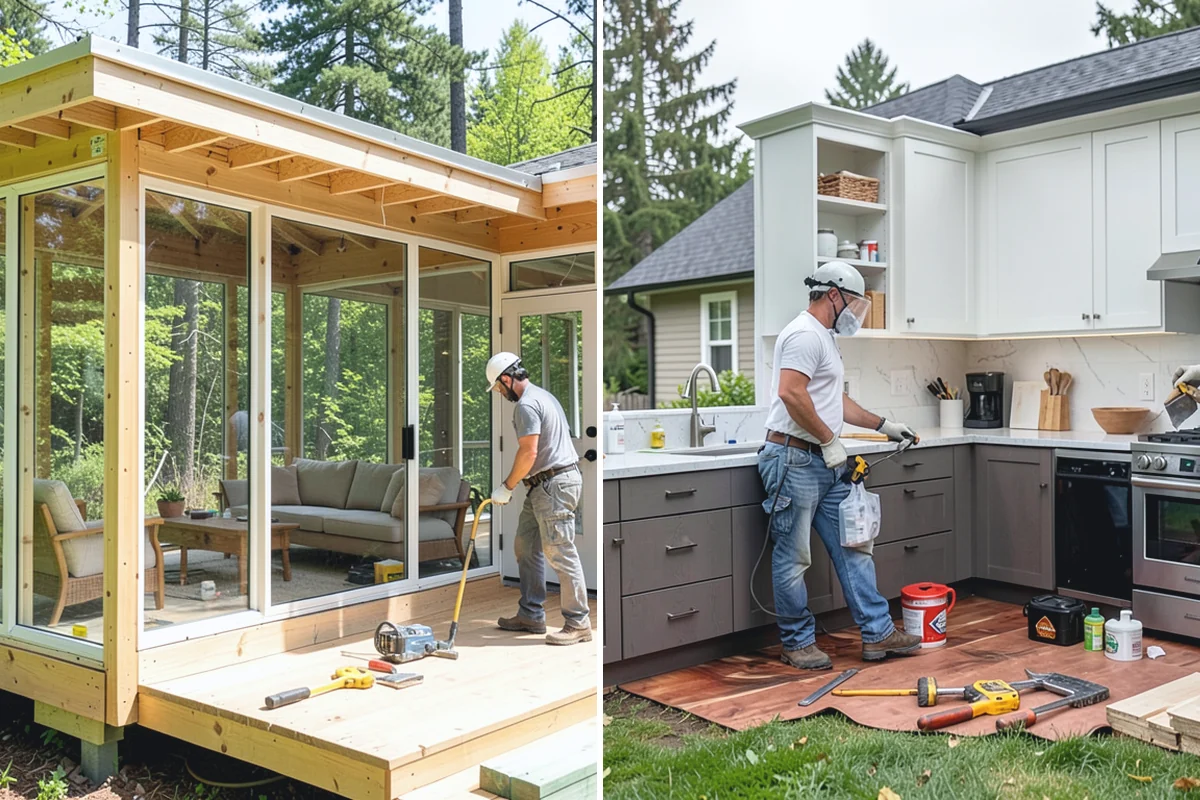 Window Seat Construction in Medina, King County, WA - Measure the window recess and plan seat height and storage