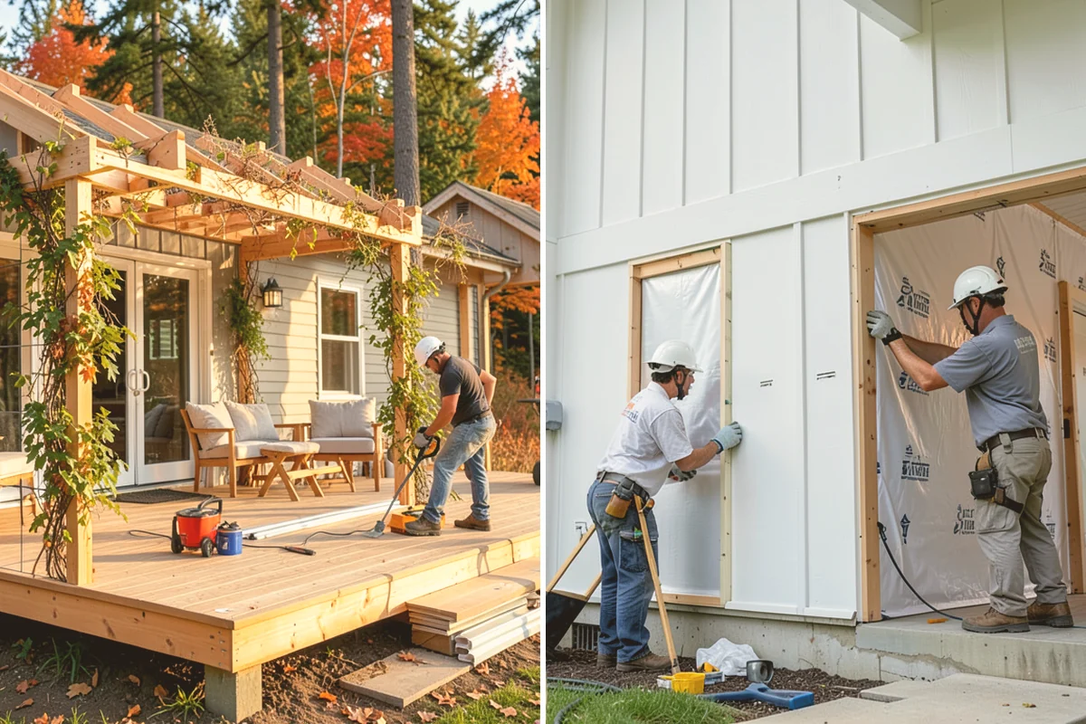 Window Seat Construction in Milton, King County, WA - Measure the window recess and plan seat height and storage