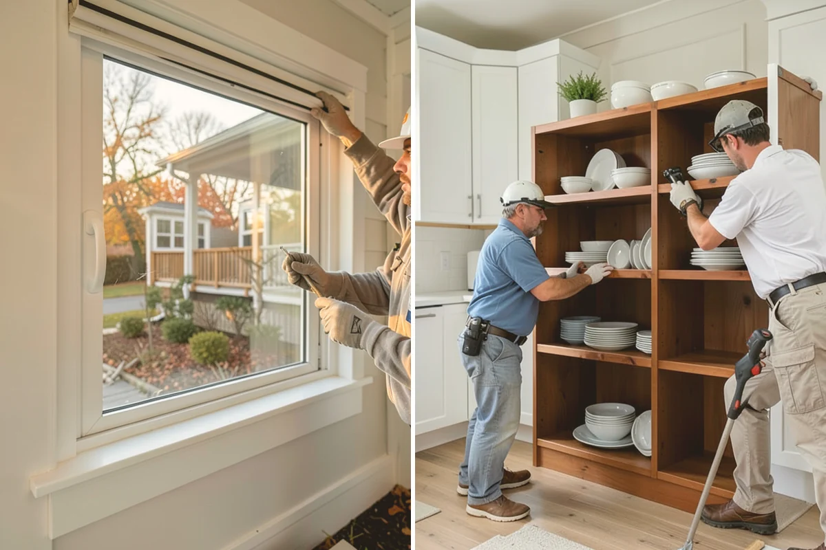 Window Seat Construction in Mount Vernon, Skagit County, WA - Measure the window recess and plan seat height and storage