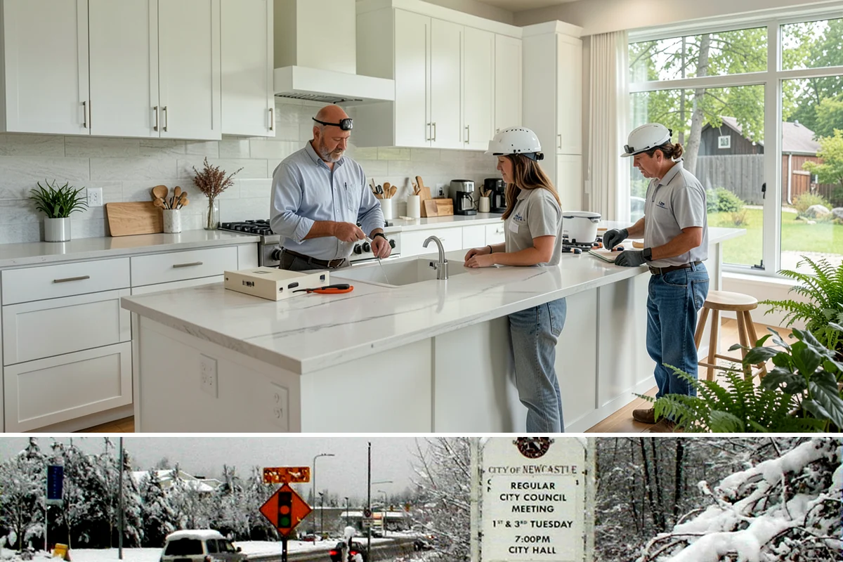 Window Seat Construction in Newcastle, King County, WA - Window seat construction is an interior project available throughout the year.