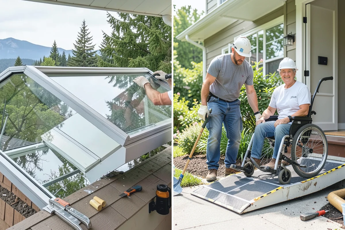 Window Seat Construction in Renton, King County, WA - Measure the window recess and plan seat height and storage