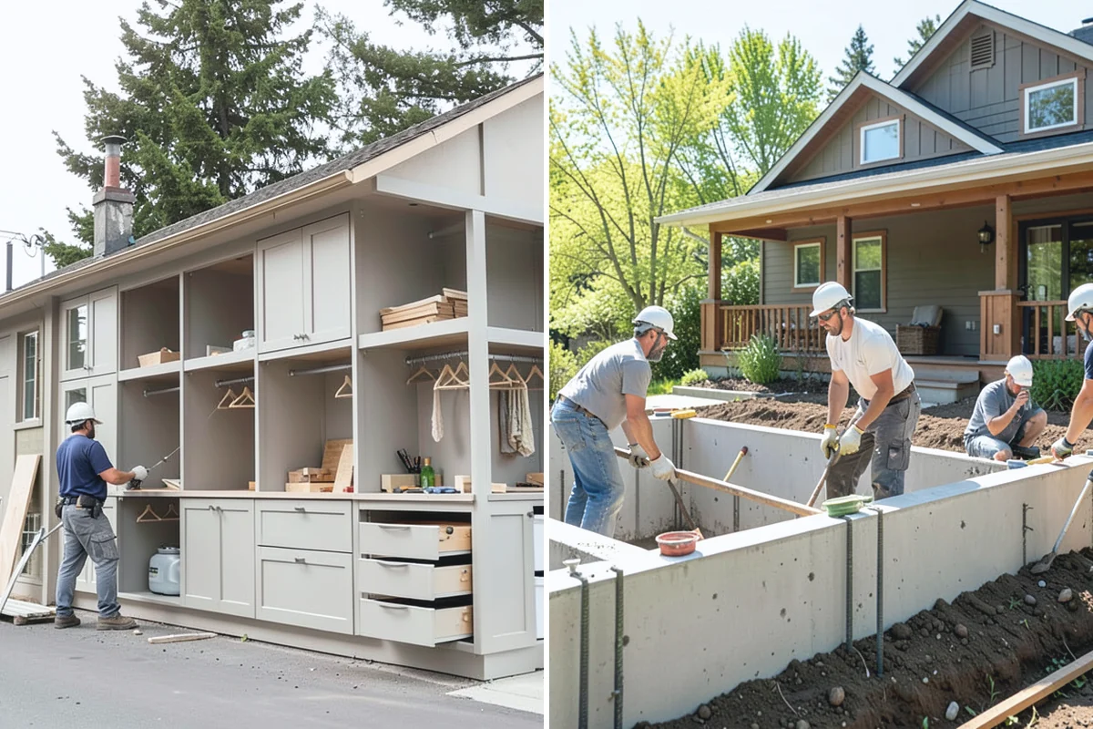 Window Seat Construction in Roy, Pierce County, WA - Measure the window recess and plan seat height and storage