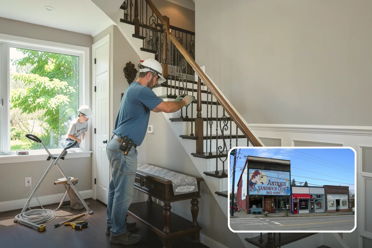 Window Seat Construction in Ruston, Pierce County, WA - A cozy reading and relaxation spot