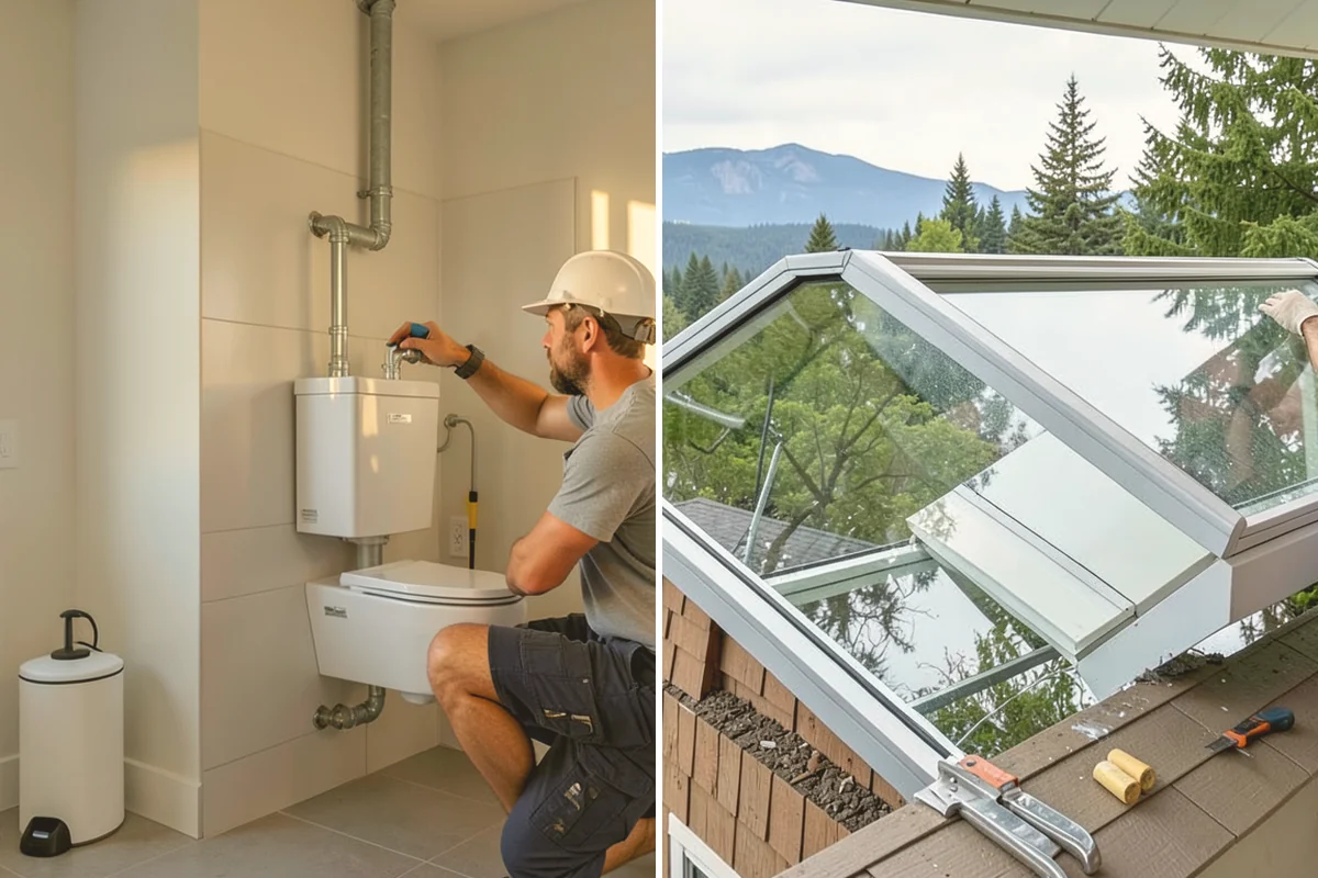 Window Seat Construction in Sammamish, King County, WA - Measure the window recess and plan seat height and storage