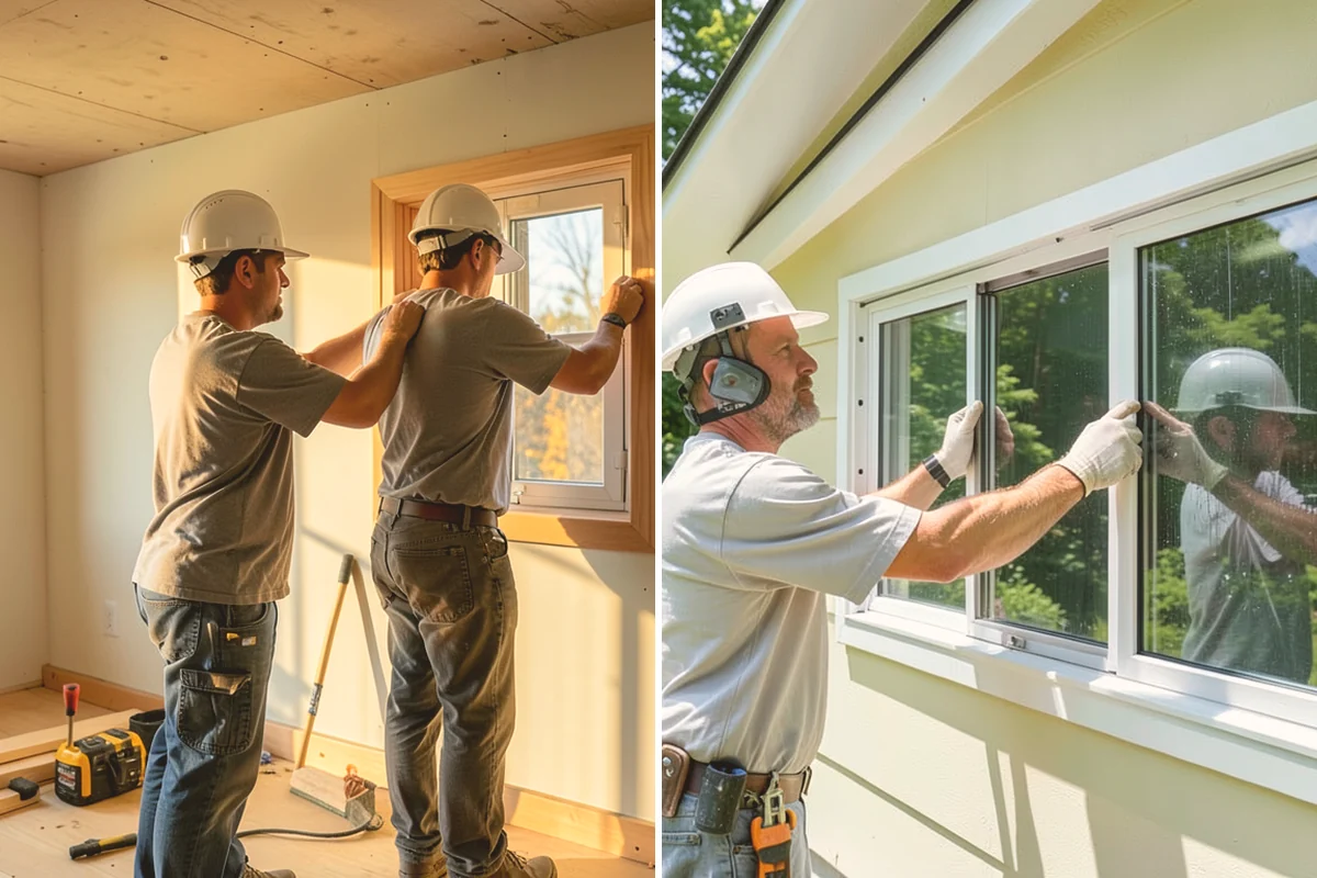 Window Seat Construction in Stanwood, Snohomish County, WA - Measure the window recess and plan seat height and storage