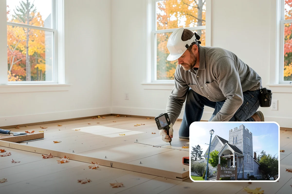 Window Seat Construction in Steilacoom, Pierce County, WA - A cozy reading and relaxation spot