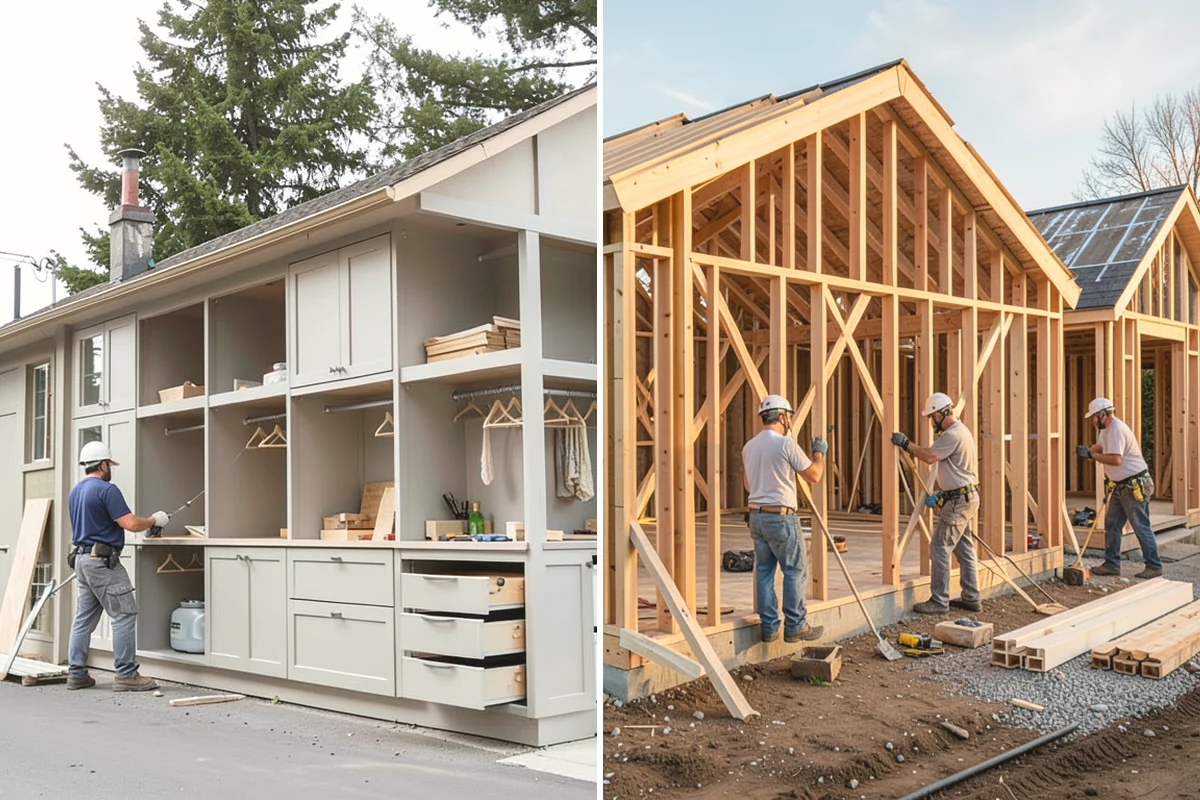 Window Seat Construction in Steilacoom, Pierce County, WA - Measure the window recess and plan seat height and storage