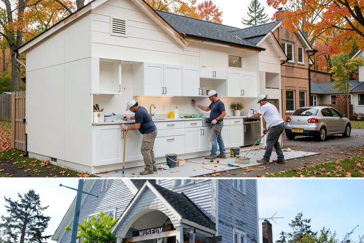 Window Seat Construction in Steilacoom, Pierce County, WA - Window seat construction is an interior project available throughout the year.