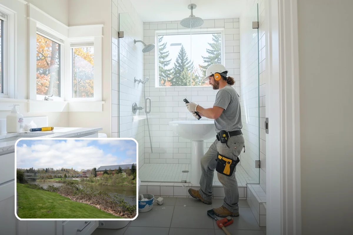 Window Seat Construction in Tukwila, King County, WA - A cozy reading and relaxation spot