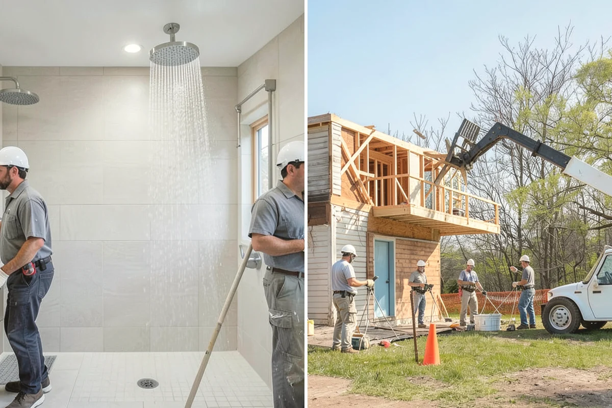 Window Seat Construction in Tukwila, King County, WA - Measure the window recess and plan seat height and storage