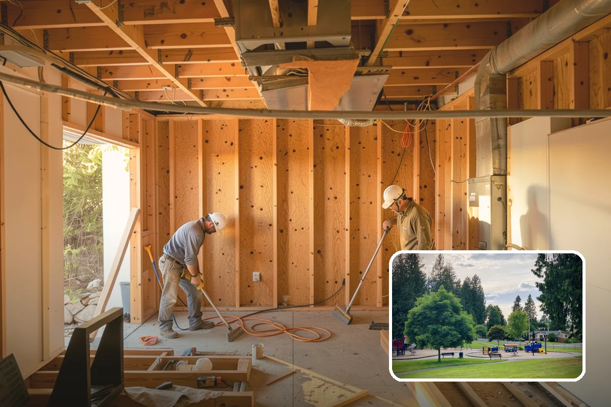 Window Trim Replacement in Bonney Lake, Pierce County, WA - Restored clean, finished window appearance