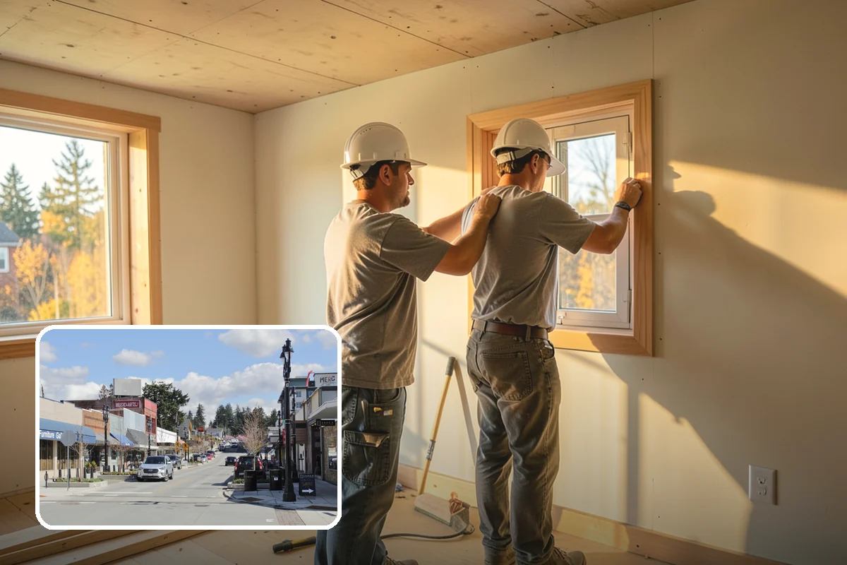 Window Trim Replacement in Bothell, King County, WA - Restored clean, finished window appearance