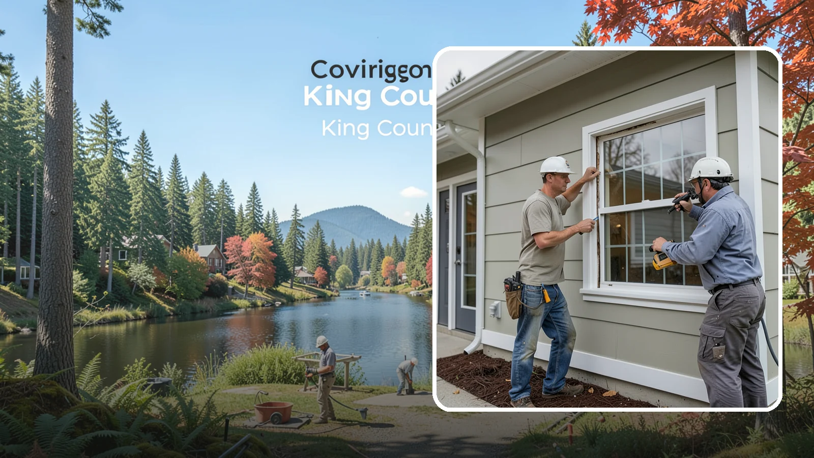 Window Trim Replacement in Covington, King County, WA - Replacing worn or rotted window trim and casing to restore clean lines and protect against moisture intrusion.