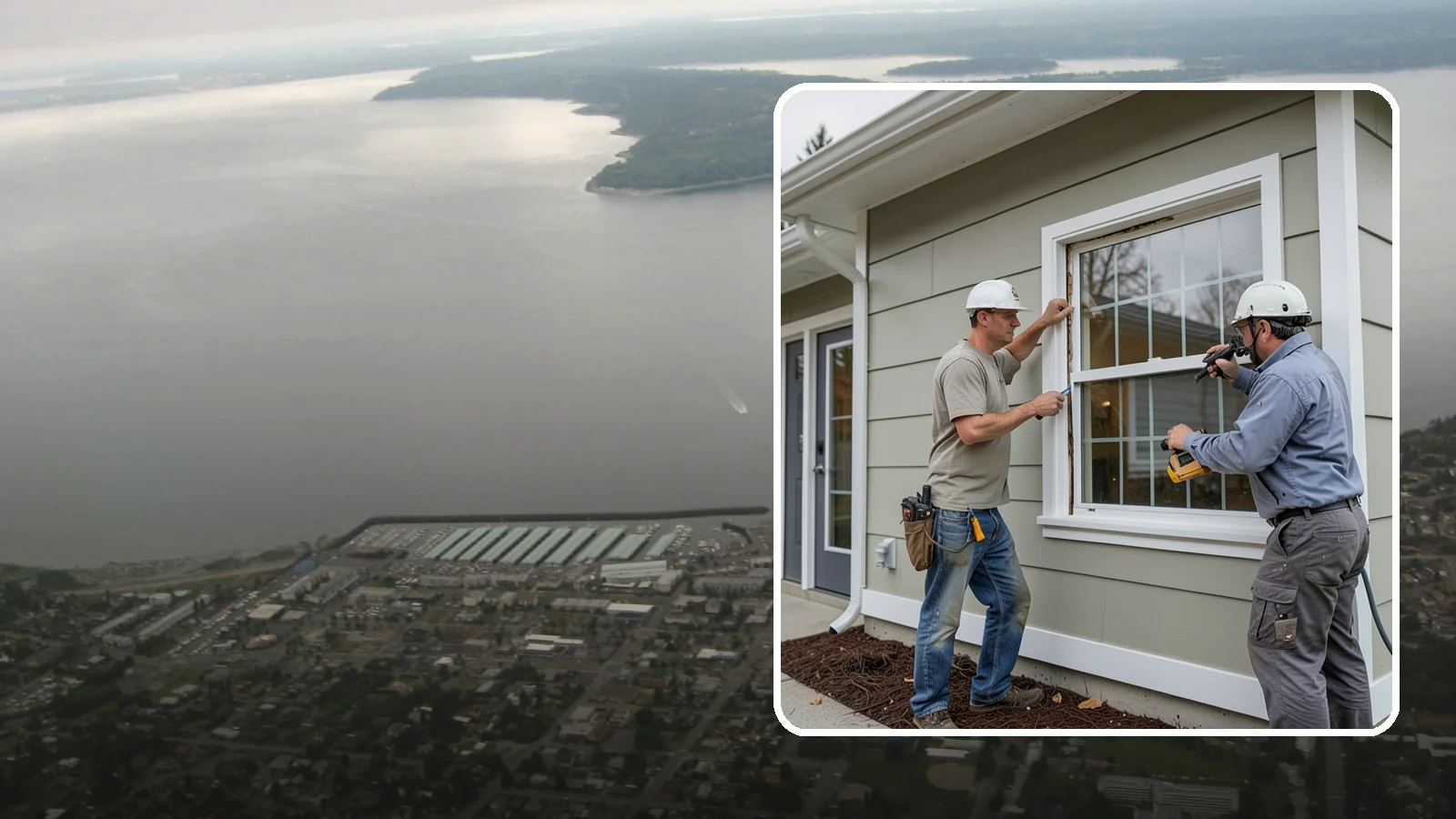 Window Trim Replacement in Des Moines, King County, WA - Replacing worn or rotted window trim and casing to restore clean lines and protect against moisture intrusion.