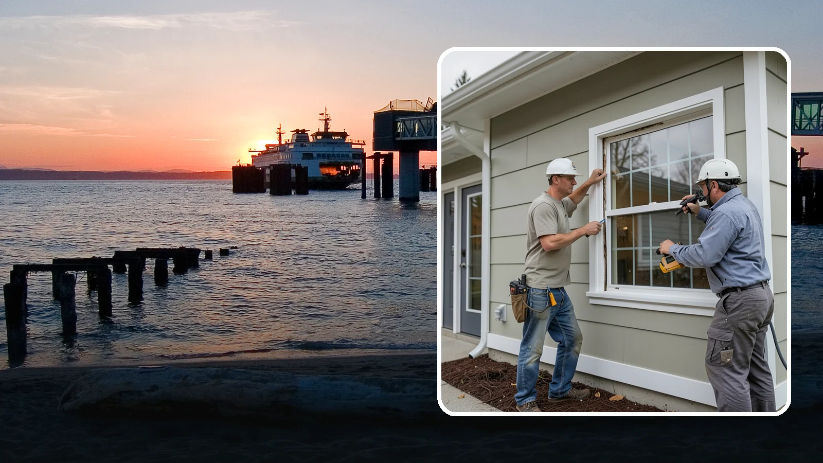 Window Trim Replacement in Edmonds, Snohomish County, WA - Replacing worn or rotted window trim and casing to restore clean lines and protect against moisture intrusion.