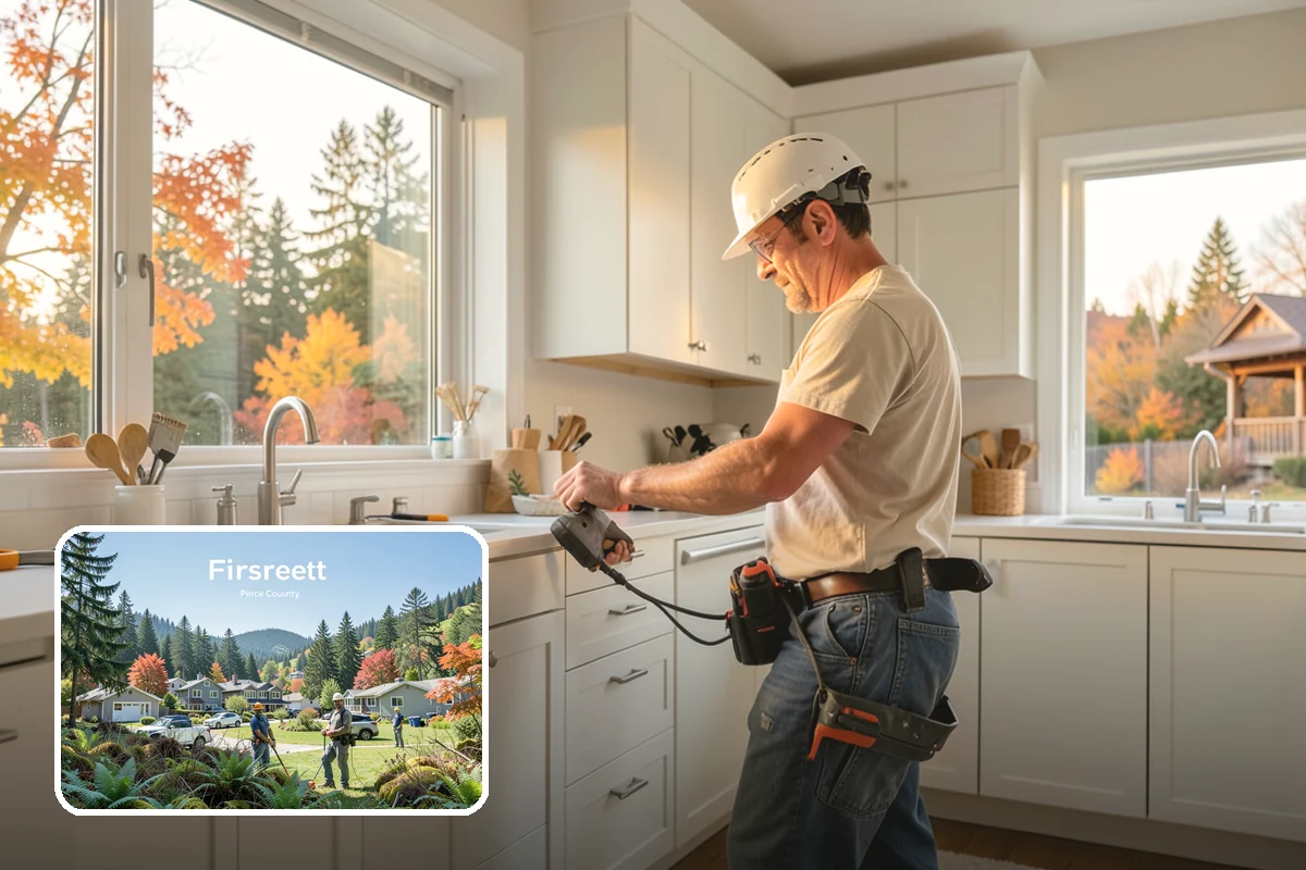 Window Trim Replacement in Fircrest, Pierce County, WA - Restored clean, finished window appearance