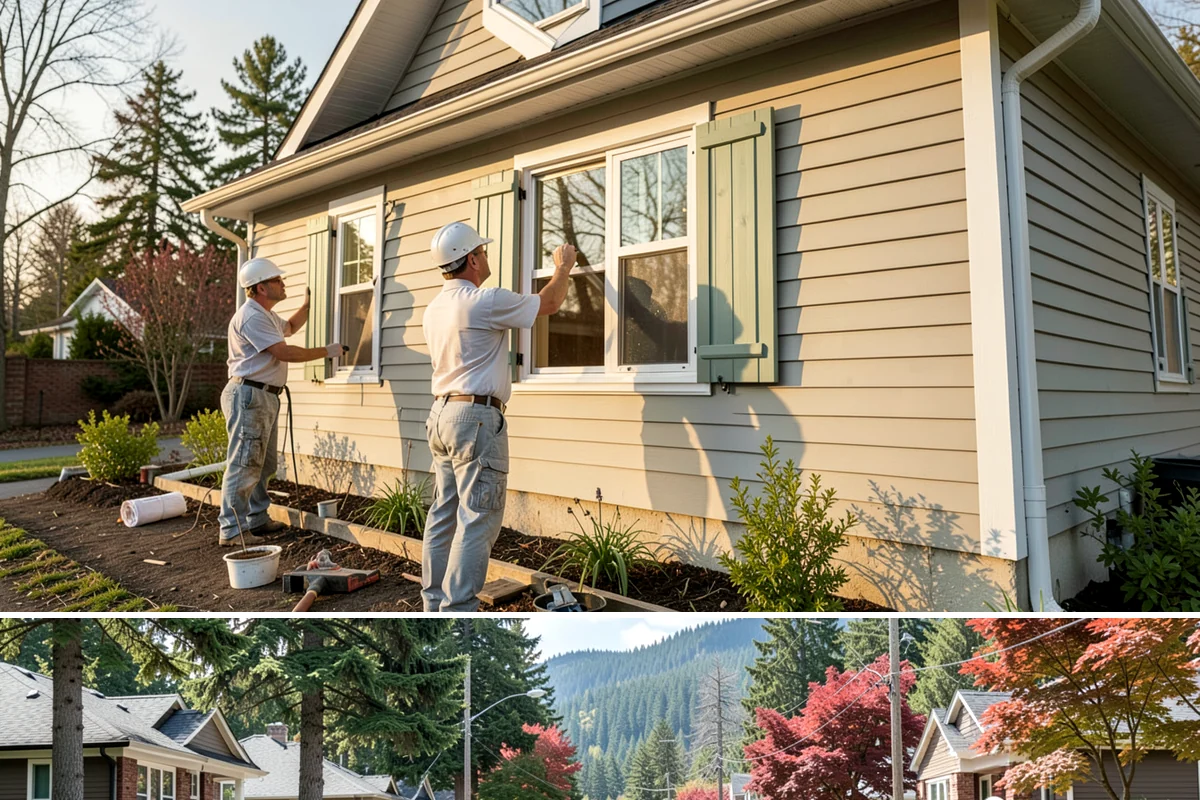 Window Trim Replacement in Hunts Point, King County, WA - Exterior trim replacement and sealing are best scheduled during dry weather so caulk and paint cure properly.