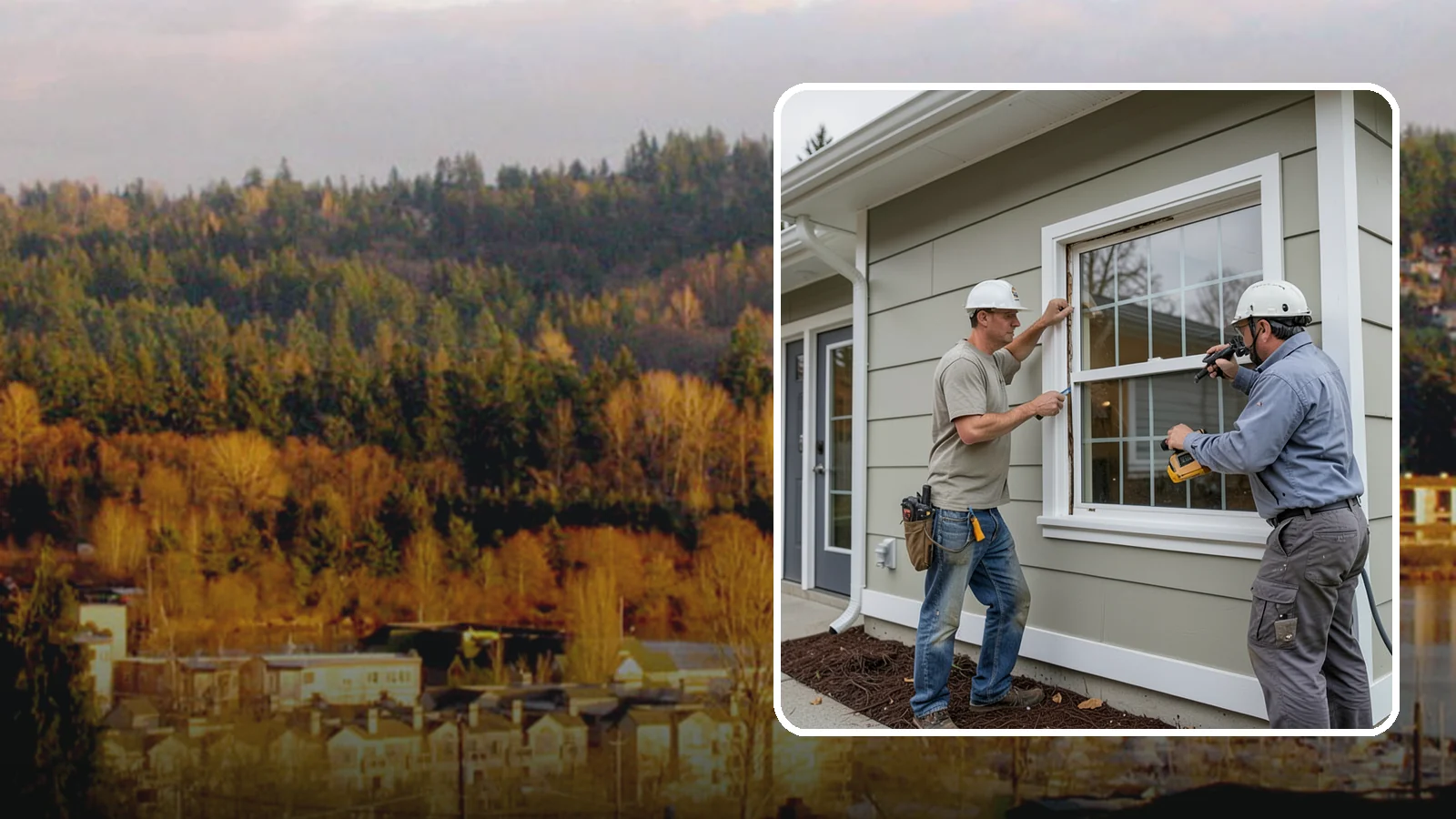 Window Trim Replacement in Kenmore, King County, WA - Replacing worn or rotted window trim and casing to restore clean lines and protect against moisture intrusion.
