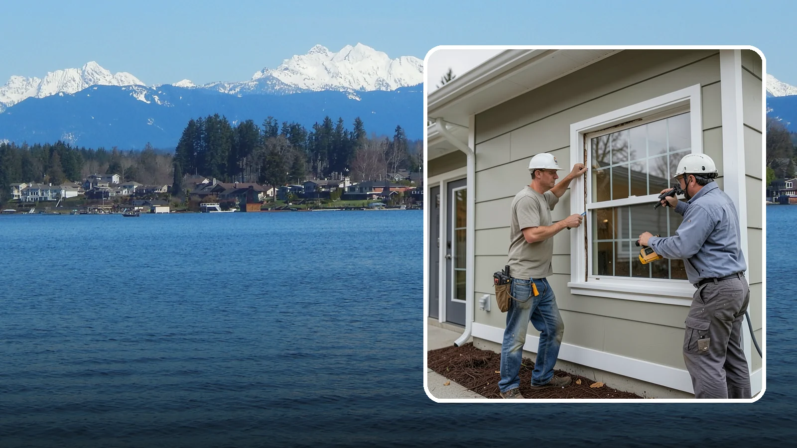 Window Trim Replacement in Lake Stevens, Snohomish County, WA - Replacing worn or rotted window trim and casing to restore clean lines and protect against moisture intrusion.