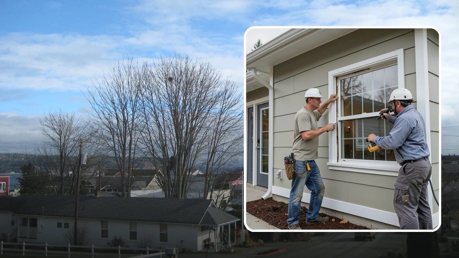 Window Trim Replacement in Langley, Island County, WA - Replacing worn or rotted window trim and casing to restore clean lines and protect against moisture intrusion.