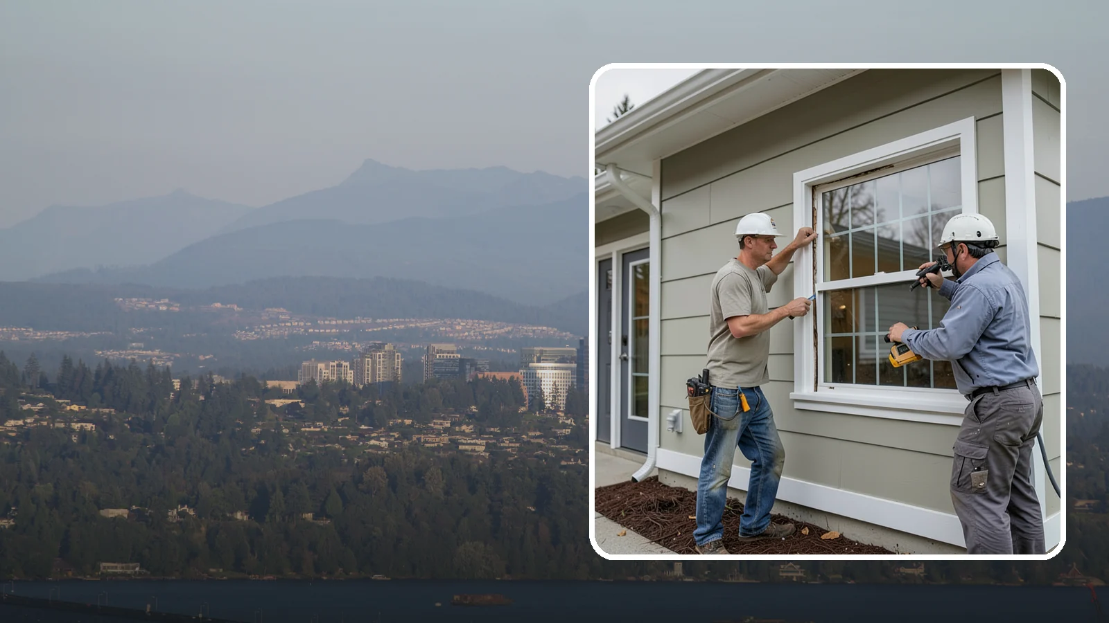 Window Trim Replacement in Medina, King County, WA - Replacing worn or rotted window trim and casing to restore clean lines and protect against moisture intrusion.