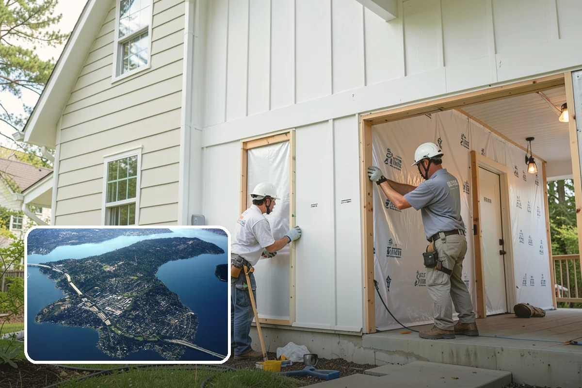 Window Trim Replacement in Mercer Island, King County, WA - Restored clean, finished window appearance