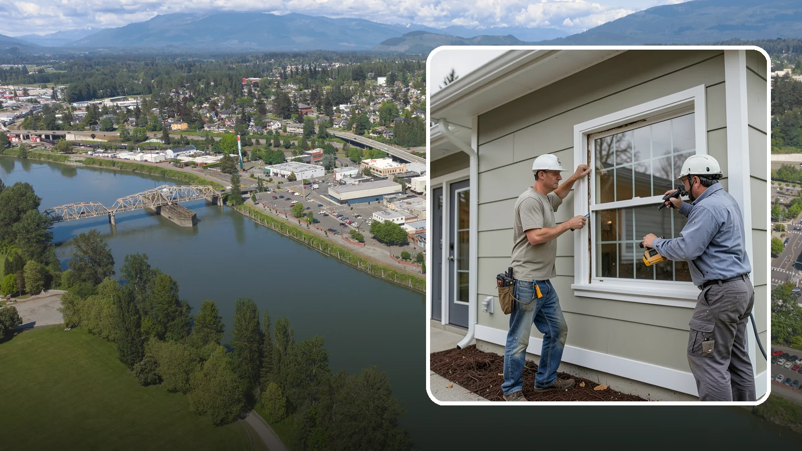 Window Trim Replacement in Mount Vernon, Skagit County, WA - Replacing worn or rotted window trim and casing to restore clean lines and protect against moisture intrusion.