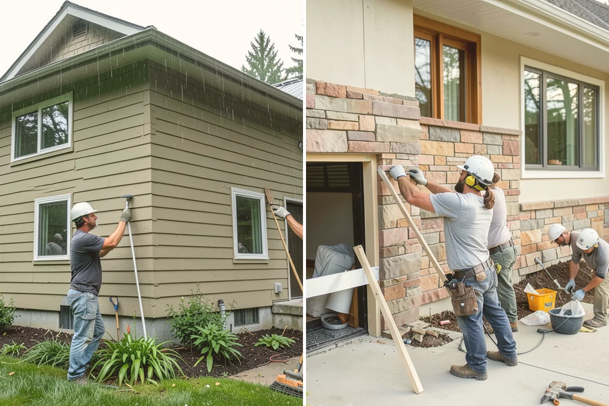 Window Trim Replacement in Newcastle, King County, WA - Remove old trim and inspect for moisture damage